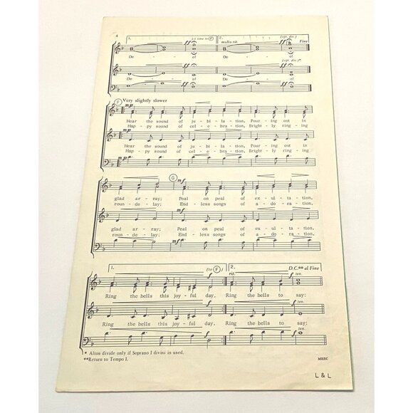 Jubilate Deo by Gordon Young Choir Sheet Music - Picture 4 of 5